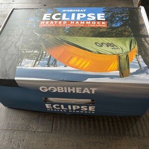 Eclipse Heated Hammock in Green and Orange